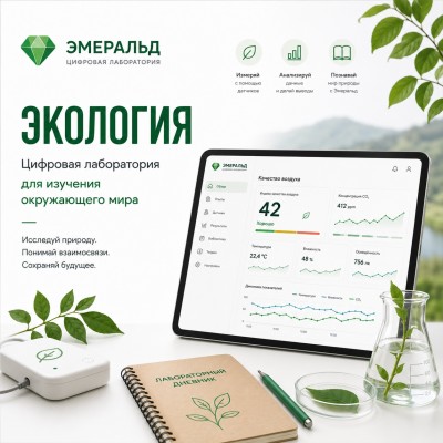 Цифровая лаборатория Эмеральд по экологии (средняя школа)