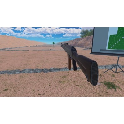 Набор «ПАК VR-тир (Старт)» Программное обеспечение виртуальный стрелковый тир и VR шлем PolyVR 6 Dof