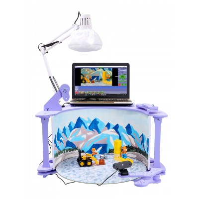 Мультстудия для кукольной анимации (сиреневая) профессиональная версия