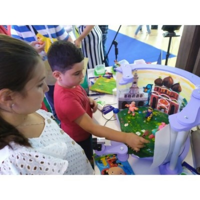 Мультстудия для кукольной анимации (сиреневая) стандартная версия