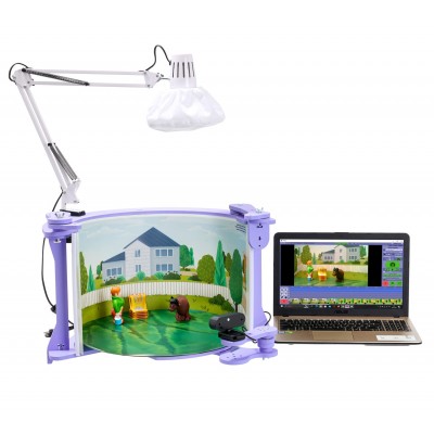 Мультстудия для кукольной анимации (сиреневая) стандартная версия