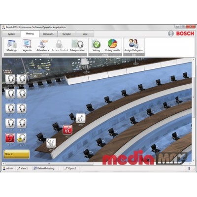 Программное обеспечение BOSCH DCN-SWMD-E конференц системы - модуль распределения сообщений