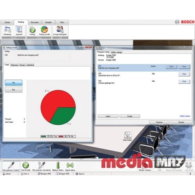 Программное обеспечение BOSCH DCN-SWMV-E конференц системы -  модуль мульти голосования