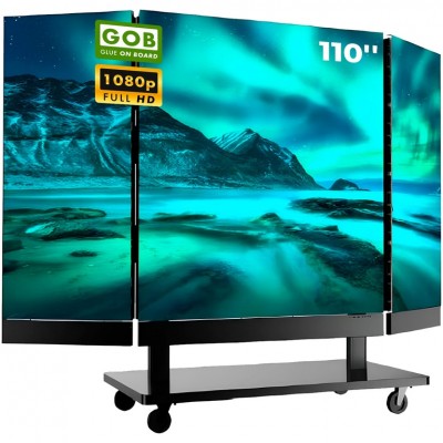 Светодиодный экран QSTECH 110" FHD 11012, 2.453×2.318 (раскладной)